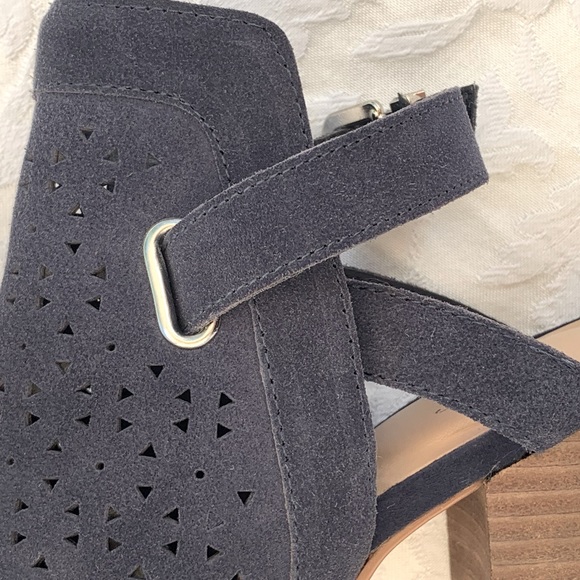 Navy Suede Booties - Picture 11 of 14